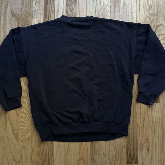 Men's Vintage 90's NFL Logo 7 Denver Broncos Super Bowl Crewneck Sweatshirt Sz L - Picture 4 of 4